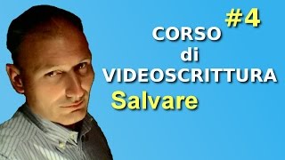 Maggiolina  Corso di Videoscrittura  4 Salvare [upl. by Mlawsky]