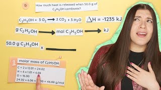 Enthalpy Stoichiometry Part 2 How to Find Heat Released [upl. by Merwyn]