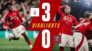 Ola Aina THUNDERBOLT 🤯  Forest 30 West Ham United  Premier League Highlights [upl. by Nyad]