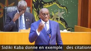 Vote du Budget de son ministere de lInterieur  le cours magistral de Sidiki aux députés [upl. by Goran132]