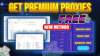 Free Residential Proxy  Get Unlimited Premium Paid Proxies for Free any country [upl. by Drannel]