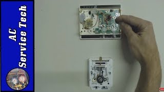 Replacement of 2 Thermostats with 1 New One Detailed Heat and AC Tstat Wiring Installation [upl. by Akemal684]