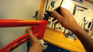 How to Build a Bike  Part 3 of 12 Headset Fork Sizing amp Fork Cutting [upl. by Lirbaj276]