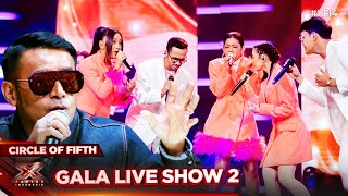 Circle of Fifth  Bunga Hati Salma Salsabil  Gala Live Show 2  X Factor Indonesia 2024 [upl. by Aiekam]