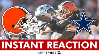 INSTANT REACTION Cowboys vs Browns NFL Week 1  Defense Dominates  Jake Ferguson Injury News [upl. by Yznyl]