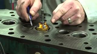 Cylinder Head Valve Seat Cutting [upl. by Noled]