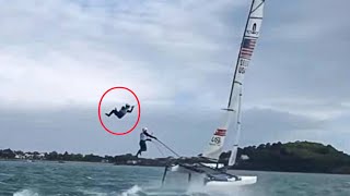 EXTREME SAILING NACRA FAILS Foiling [upl. by Ailama]