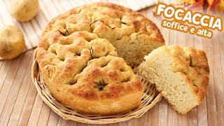 FOCACCIA SOFFICE con PATATE  Ricetta Facile  Easy Focaccia Recipe [upl. by Fricke306]