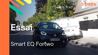 Essai Smart EQ Fortwo  La Smart 100 électrique [upl. by Brabazon]