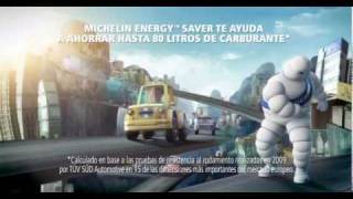 Anuncio Spot Michelín Energy Saver Malvado surtidor de gasolina [upl. by Cope]