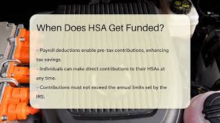 When Does HSA Get Funded  InsuranceGuide360com [upl. by Mairb]