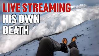 Falling off Mount Fuji on Live Stream [upl. by Nehepts]