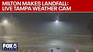 WATCH LIVE Hurricane Milton Tampa weather cam  FOX 5 News [upl. by Negah]