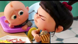 Despicable Me 4  Gru Talking Agnes into Lying Clip [upl. by Hitchcock]