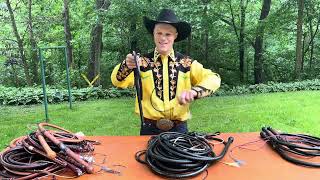 50 Bullwhips—50 different Whip Makers [upl. by Atiram51]