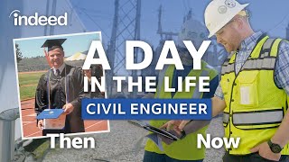 A Day in the Life of a Civil Engineer  Indeed [upl. by Eentruoc]