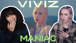 COUPLE REACTS TO VIVIZ 비비지  MANIAC MV [upl. by Sivrup649]