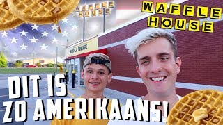 DIT ZIE JE IN ELKE AMERIKAANSE FILM WAFFLE HOUSE 🥞🇺🇸  Tom amp Mats in Amerika 14 [upl. by Lemraj337]