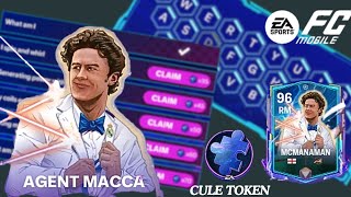 HEROES  AGENT MACCA 🤩  CULE TOKEN FULL TUTORIAL 🔥  FC MOBILE [upl. by Patrick]