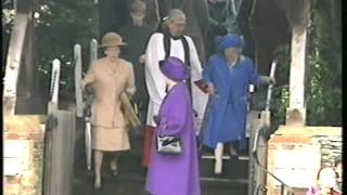 Royal Family Sandringham Christmas 1994 [upl. by Temp]