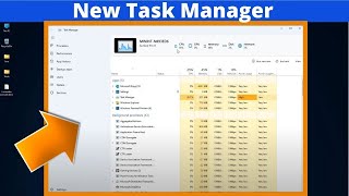 How To Enable New Task Manager  Windows 11 build 22538 comes with a hidden new Task Manager [upl. by Smoht]