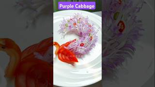 Purple Cabbage  紫白菜 美食分享 摆盘技巧 用心做菜 冷菜制作分享 cravings cabbage [upl. by Kotz308]