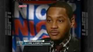 Carmelo Anthony Unique Interview On Jeremy Lin quotLinsanityquot HD [upl. by Watanabe]