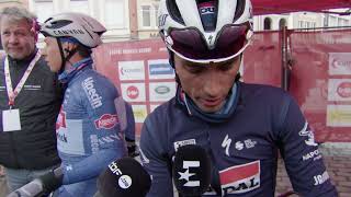 Julian Alaphilippe  Interview au départ  Kuurne  Bruxelles  Kuurne 2024 [upl. by Jerri]