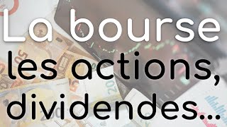 Bourse  action dividende plusvalue obligation bénéficeles bases de la finance 📈💼 [upl. by Endo]