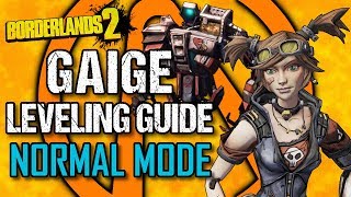 Gaige Leveling Guide  Level 1 to OP10  Part 1 Normal Mode  Borderlands 2 [upl. by Ko]