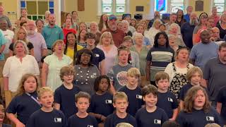 Chattanooga Boys Choir 2023 Community Sing quotI Lift My Voicequot [upl. by Allayne]