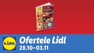 Ofertele saptamanii la Lidl • 28 Octombrie  3 Noiembrie 2024 [upl. by Onateyac]