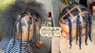 QTHEBRAIDER HOW TO Juicy Twists NO WATER [upl. by Marlow469]