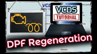 VCDS DPF Regeneration Dieselpartikelfilter regenerieren Regeneration anstoßen [upl. by Sugden977]