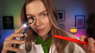 ASMR Annual General Check Up  Soft Spoken Medical RP Eye Exam Ear Exam Cranial Nerves ENT [upl. by Amin]