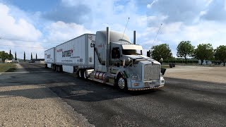 Kemworth T800 Paqueteria Castores American Truck Simulator [upl. by Uohk]