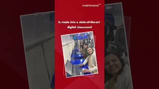 CEROs Transformation of Scrap Vehicles into Digital Classrooms  Mahindra Group shorts [upl. by Merissa]