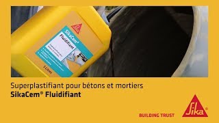 Mise en œuvre facile d’un mortier ou béton pour réaliser des travaux SikaCem fluidifiant [upl. by Aznola]