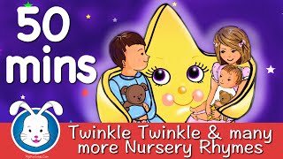 Twinkle Twinkle Little Star with lyrics amp more Nursery Rhymes [upl. by Cassandry]