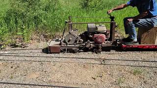 Ballast Regulator on the White Creek Railroad [upl. by Salisbarry]