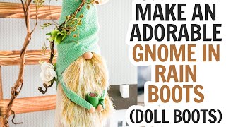 No Sew Succulent Gnome  An Easy DIY Gnome Pattern with Extras from Ruffles and Rain Boots [upl. by Nivram]