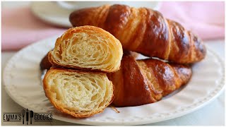 The Easiest way to make CROISSANTS  NO Folding [upl. by Fattal]