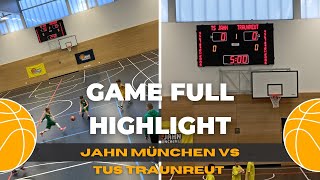 Jahn München vs TUS Traunreut U12 Basketball  bezirksliga Spiel 28012024 [upl. by Wilde465]