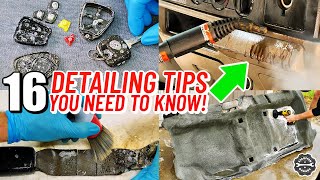 16 Car Detailing Tips And Tricks WILL HELP You Transform Your Car [upl. by Suhpesoj685]