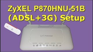 Setup Home Station Zyxel vdsl2 P8701HNU51B ADSL3G  3G و ADSL على p8701hnu51b إعداد راوتر [upl. by Eenert622]