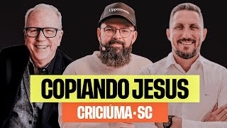 TELMO MARTINELLO DOUGLAS GONÇALVES E LARRY TITUS  PODCAST JESUSCOPY CRICIÚMA SC [upl. by Nalyorf]