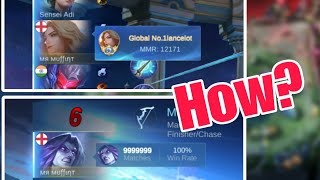 How to get Fake Global No1 and Fake matches in Mlbb Detailed tutorial MLBB [upl. by Noak755]