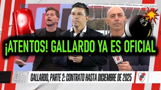 VIGNOLO TAMBIEN LO CONFIRMA quotGALLARDO VIENE CON 2 o 3 NUEVOS REFUERZOSquot ¿VUELVE JUANFER [upl. by Meil641]