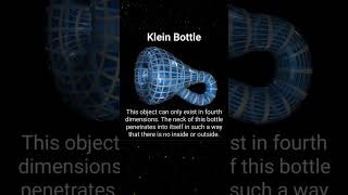 Klein Bottle A MindBending 4D Shape  Exploring Higher Dimensions facts [upl. by Nooj]