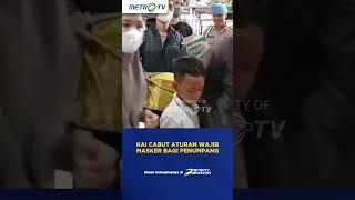 KAI Cabut Aturan Wajib Masker Bagi Penumpang Ini Syaratnya shorts [upl. by Asyram]